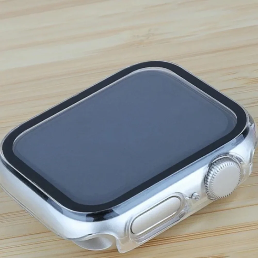 Onn~Protective Bumper Case for Apple Watch 41mm Color- Clear Style# 2421S New